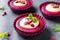 Veganes Rote Rüben Törtchen mit Kren